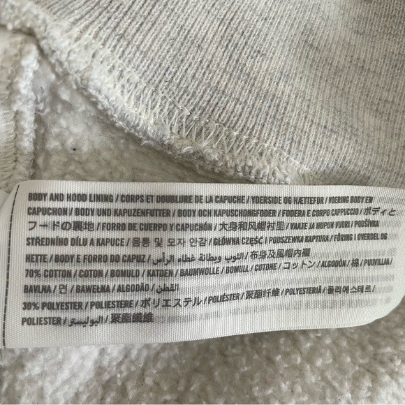 Abercrombie & Fitch Cropped Gray Hoodie - Picture 7 of 9